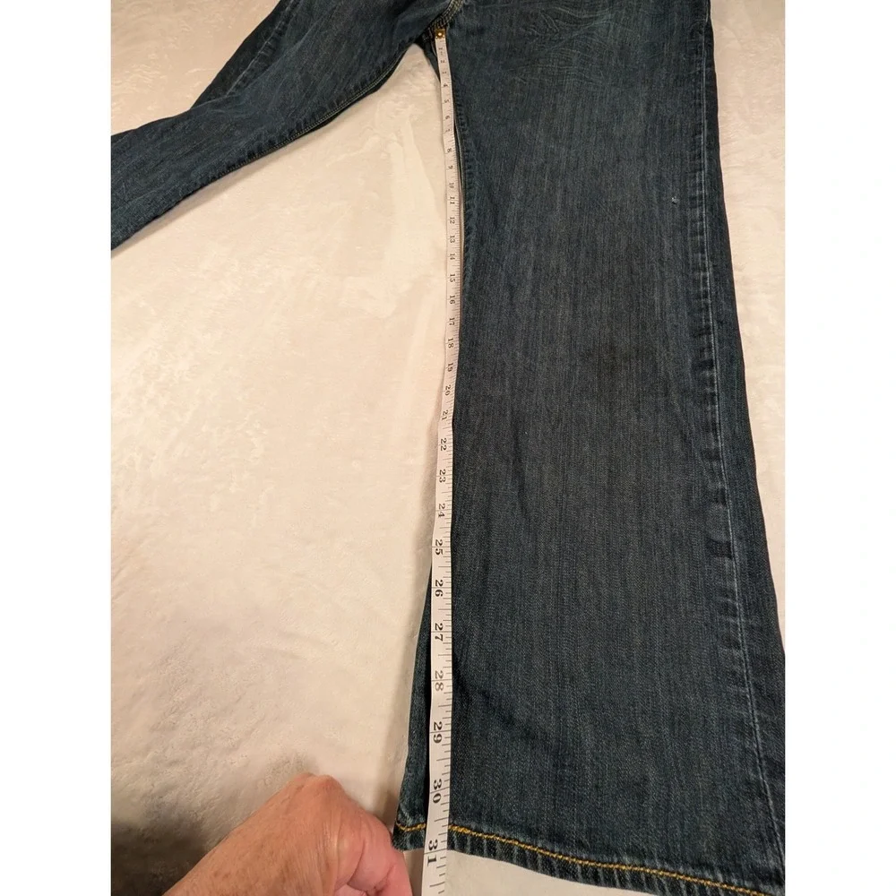 Levis 501 Original Fit Mens Dark Wash Indigo Button Fly Jeans 40x31 501-0444⬇️